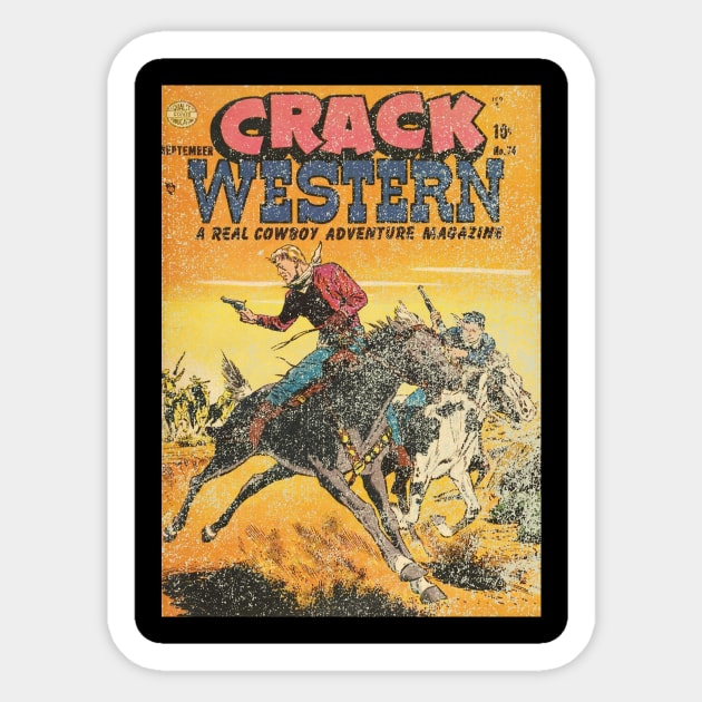 Crack Western 74 Sticker by GloopTrekker